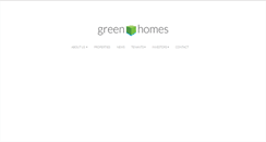 Desktop Screenshot of greenhomesgroup.co.uk