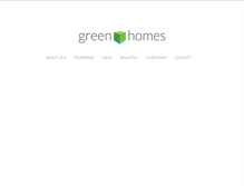 Tablet Screenshot of greenhomesgroup.co.uk